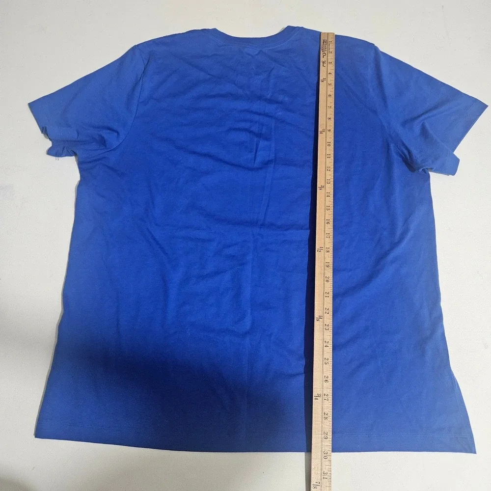 Jordan Mens Blue Michael Jordan Graphic T-Shirt XL Cereal Box Style Cotton Tee